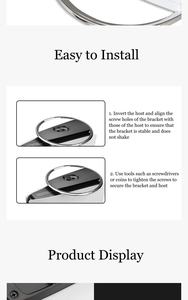 Ventilateurs de refroidissement portables en alliage, support vertical pour consoles PS5 Pro pour améliorer le flux d'air et gagner de la place - Product Image 6