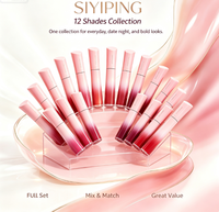 Huile à lèvres liquide magique en gros, 6 couleurs changeantes, contenant, rouge à lèvres végétalien, gloss hydratant, maquillage brillant pour les lèvres, vente en gros