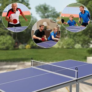 <span class=keywords><strong>Table</strong></span> <span class=keywords><strong>de</strong></span> <span class=keywords><strong>ping</strong></span>-<span class=keywords><strong>pong</strong></span> pliable imperméable pour l'extérieur, avec structure <span class=keywords><strong>en</strong></span> acier robuste, pour jardin, cour, jeux quotidiens - Product Image 5