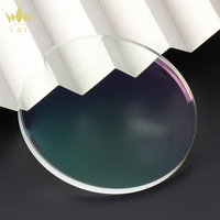Lentes de Gafas con Filtro de Bloqueo de Luz, Lentes de Plástico Oftálmicas, Lentes de Resina Azul Transparentes, Lentes de Sol de Grado A con Protección Contra Rayos Azules