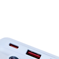 Pemegang Bank daya pengisian cepat 10000 W kapasitas besar 22.5 mAh Logo kustom desain baru layar LED baterai li-polymer