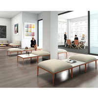 Canapé d'attente public moderne en option, bancs d'intérieur, chaise, mobilier, canapé rond pour hall d'hôtel