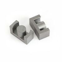 Noyau de ferrite magnétique souple PC40 à haute perméabilité pour système d'onduleur éolien et transformateur haute tension