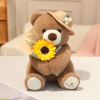 Ours en peluche Rose Super Doux en Coton PP, Cadeau de la Saint-Valentin Chinois pour Couples
