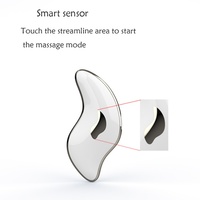 Elektrisches Augenmassagegerät Handgehaltenes Beheiztes Vibrations-Gua-Sha-Schabemassagegerät für Gesichtsstraffung ABS-Material Hochfrequenz