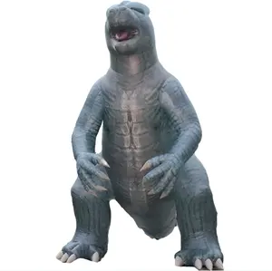 Realistic Jurassic World Walking Adult Cartoon Life Size Inflatable Dinosaur T- rex costume