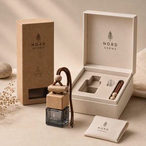 Bottiglia di Vetro Vuota da 8ml <span class=keywords><strong>per</strong></span> Diffusore di Aromi con Logo Personalizzato, Deodorante <span class=keywords><strong>per</strong></span> Auto con Tappo in Legno e Clip <span class=keywords><strong>per</strong></span> Bocchetta di Ventilazione, <span class=keywords><strong>Olio</strong></span> Essenziale - Product Image 5