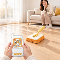 Balai Jouet Télécommandé pour Enfants, Flexible et Multidirectionnel, avec Brosse en Fibres Douces, Structure RC, 2.4G Hz