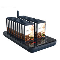 Système de 20 téléavertisseurs sans fil 500m de longue portée Cafe & Nursing Home Fast Food Restaurant Buzzer