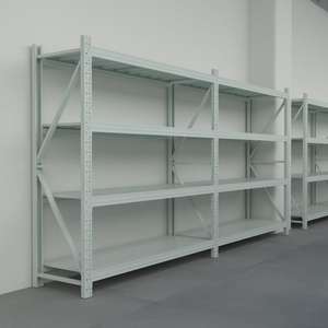 رفوف تخزين فولاذية من جيانغسو بخمسة مستويات، وحدات رفوف زاوية، رفوف ثقيلة التحمل - Product Image 6