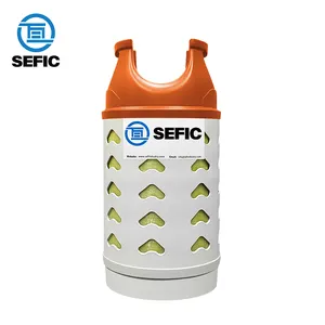 SEFIC 12kg boş lpg gaz silindiri sarılmış fiberglas astar plastik kompozit gaz tüpü