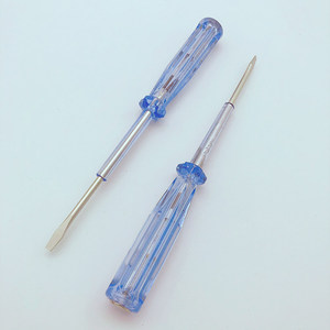 Elektrischer Prüfstift mit Flachkopf-Schraubendreher für Haushalt und Experimente, Kontaktprüfstift für Elektriker bei Niederspannung - Product Image 3