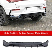 2019-2024 BYD E2 Style DC Spoiler avant à clipser (PP) (2023-2024) Diffuseur arrière Ailerons centraux supérieurs (2019-2024) Noir brillant