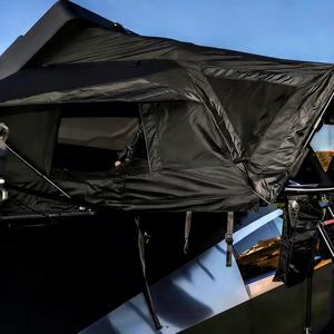 Tente de toit rigide en aluminium, imperméable, tente de toit de voiture, coque rigide, système de levage électrique, capacité 4 personnes, tente de toit de camping - Product Image 1