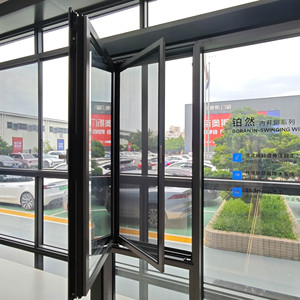 Fenêtre à battant en aluminium sur mesure Deioux, double vitrage, verre trempé, rupture de pont thermique, insonorisée, pour projet de villa - Product Image 6