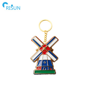 Llavero de fábrica con bandera de Holanda, Amsterdám, molino de viento, tulipán, zapatos, <span class=keywords><strong>queso</strong></span>, con logotipo personalizado, recuerdo. - Product Image 2