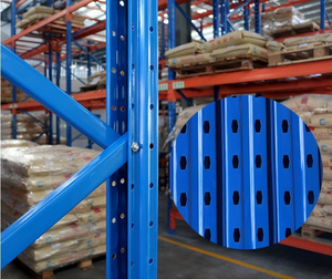 Trave Verticale per Scaffalature Pesanti, Verniciata <span class=keywords><strong>a</strong></span> Polvere, Resistente, per Unità di Stoccaggio Pallet - Product Image 3