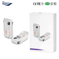 Power Bank Portabel Kapasitas Besar 10000mAh dengan Tampilan Digital LED, Pengisian Cepat 22.5W, Dilengkapi 3 Kabel, Model Baru