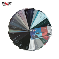 Carte d'échantillons de peinture de protection colorée GWF, plus de 400 couleurs, film de protection changeant de couleur pour le wrapping automobile