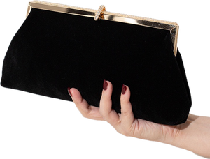 फैशन वर्ग मखमली क्लासिक कैजुअल हैंडहेल्ड बैंक्वेट क्लच बैग के साथ शादी पोशाक चेन महिलाओं के बैग - Product Image 1