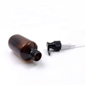 Botella de Plástico PET Transparente, Ámbar o Verde Personalizada de 100ml, 200ml, 300ml, 400ml, 500ml para Champú, Aceite Capilar, con Bomba Dosificadora - Product Image 6