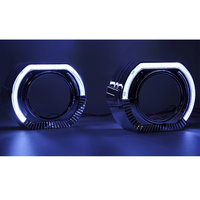 Kit de lentilles de phares IDISON BS30 Bright 3.0'' Crystal Style 5D Optical Led Angel Eyes Shroud Cover pour mise à niveau des phares de véhicule 4x4