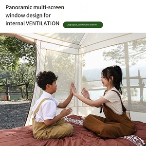 Cuatro personas gran Sear impermeable de doble capa para Amigos de la familia tienda de campaña - Product Image 3