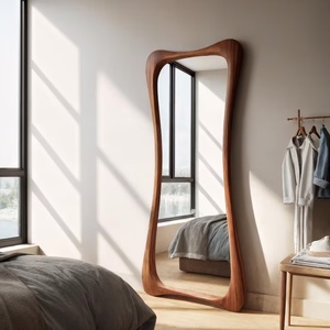 <span class=keywords><strong>Specchio</strong></span> da Terra <span class=keywords><strong>Decorativo</strong></span> Moderno per Casa, <span class=keywords><strong>Ingresso</strong></span>, Camera da Letto, Corridoio, con Cornice in Legno Massello, Grande <span class=keywords><strong>Specchio</strong></span> da Parete per Soggiorno - Product Image 6