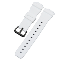 Kompatibel untuk DW5600/6900 GA2100 LS-5600 GW-M5610 G-5600 GW-B5600 GLX-5600 GB-5600 Tali Jam Tangan TPU 16mm Desain Sport Loop