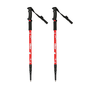 Bastones de Senderismo Cleye de Aleación de Aluminio de 3 Secciones con Amortiguación de Impactos, Mango en T, Bastones de Trekking, Bastones de Montañismo - Product Image 5