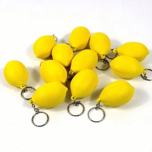 Llavero Antiestrés Promocional de PU con Logotipo Personalizado, Llavero Antiestrés con Forma de Limón - Product Image 1