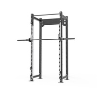 Rack de musculation commercial Smith avec système de croisement de câbles et banc de musculation