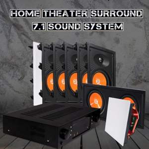 Sistema de sonido Hi-Fi para cine en casa, amplificador de Audio y vídeo Digital con <span class=keywords><strong>Mp3</strong></span>/BT/sintonizador/USB/módulo de tarjeta SD, 7,1, 800W - Product Image 6