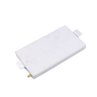 Antena CHAFON 865~868MHz con Conector SMA, Negra, 3dBi, Polarización Circular RFID, ISO 18000-6C, para Lectores de Tarjetas de Control de Acceso