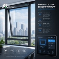 Ventana Moderna Insonorizada de Aluminio con Sistema de Inclinación y Deslizamiento, Herrajes Alemanes Siegenia para Soluciones de Construcción de Viviendas de Alta Gama
