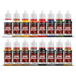 Kit de peinture pour figurines miniatures pigmentées avec logo personnalisé 16 couleurs - Product Image 3