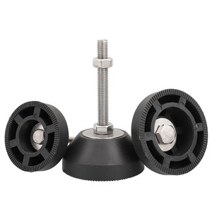 فولاذ مقاوم للصدأ ممتد قابل للتعديل نايلون ثابت للقدم قدم دعم بقاعدة أثاث - Product Image 5