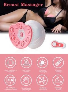 Heating Massage Device Wireless Rechargeable Body <b>Massager</b> with Red Blue LED Function - Product Image 5