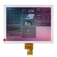 Panel de Pantalla LED con Retroiluminación IPS de 8 Pulgadas, 1024x768, Interfaz LVDS, HJ080IA-01E