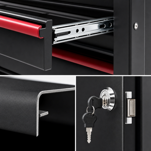 Carrito de Herramientas de 7 Cajones con Juego Completo de Herramientas, Gabinete de Herramientas Rodante de Alta Resistencia para Reparación de Automóviles - Product Image 4