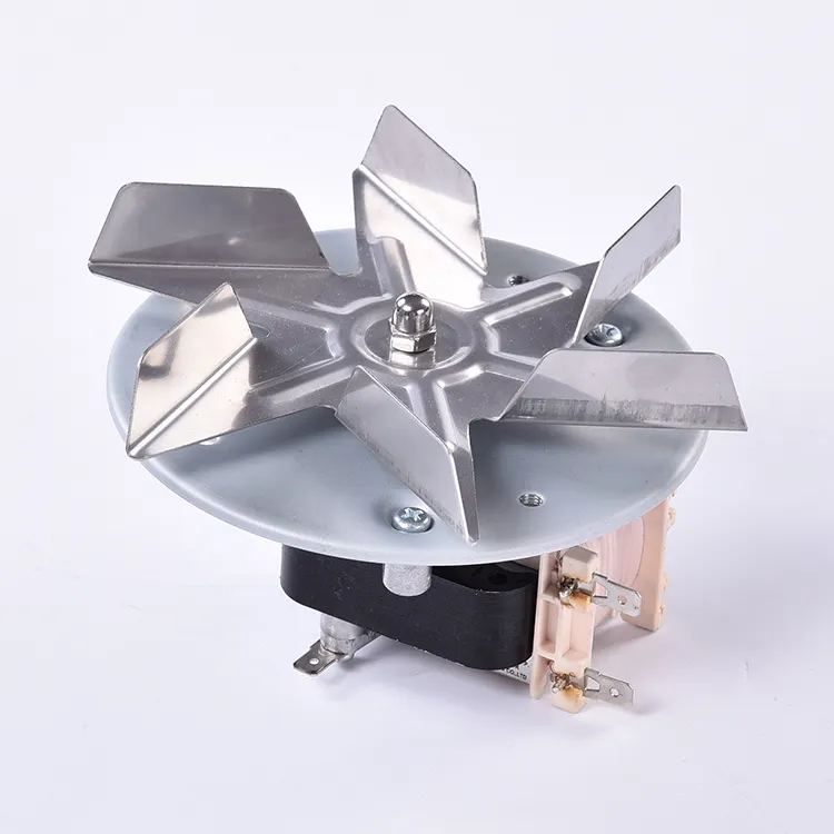 Low Noise 240V Air Gordijn Machine Elektrische Schaduwrijke Pole Samengestelde Metalen Oven Fan Motor