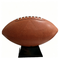 Ballon de football américain en PU épaissi, cousu à la machine, modèle 001, taille 9, fabriqué en Chine pour le jeu et l'entraînement