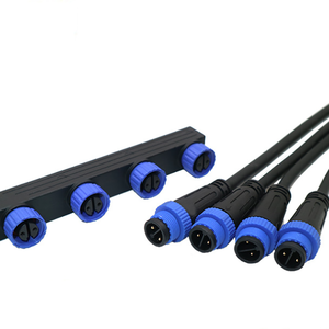 กล่องแยกสายไฟ M19จอแสดงผล LED แบบกำหนดเอง M19 IP68ขั้วต่อแบบกันน้ำ2ขาสำหรับไฟถนนพลังงานแสงอาทิตย์ - Product Image 1