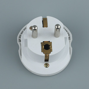 Adaptateur de prise Schuko type F UE 10A 220V, prise de voyage universelle à 2 broches avec mise à la terre, convertisseur de prise multi-pays - Product Image 4