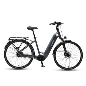 Vélo électrique TXED 700x42C avec <span class=keywords><strong>moteur</strong></span> central, transmission par courroie 8 vitesses, écran LCD, vélo de ville électrique avec réflecteur de roue - Product Image 2