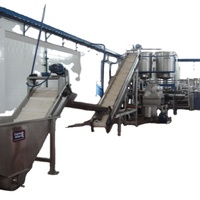 Automatische Verse Vruchtensap Verwerking Lijn/Sap Productielijn/Sap Making Machine