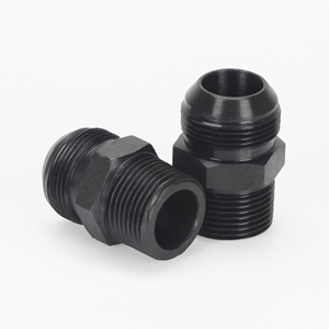Adaptateur de réduction pour tuyau hydraulique haute pression, raccord mâle type D, en acier au carbone - Product Image 1