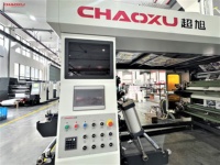 Machine d'impression flexographique automatique 4 couleurs écologique Chaoxu Machinery pour emballages alimentaires en plastique/papier