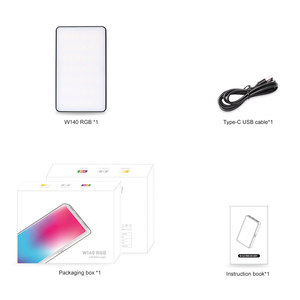 BSCI nhà sản xuất nhiếp ảnh chiếu sáng Kit w140rgb LED 2500K-9000k Dimmable video DSLR máy ảnh điện thoại thông minh vlog đèn Fill ánh sáng - Product Image 6