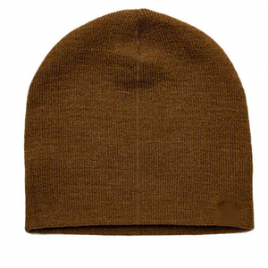 Unisex Brown Beanie Hat 100% Acrylic Hand Knitted Breathable Waterproof <b>Winter</b> <b>Cap</b> Casual Solid Color Stretchable Fit Adult Size - Product Image 6